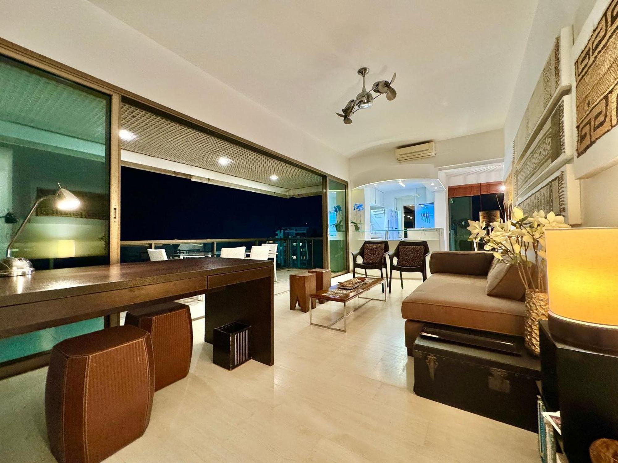 Estiloso Com Vista Deslumbrante/coracao De Ipanema Apartamento