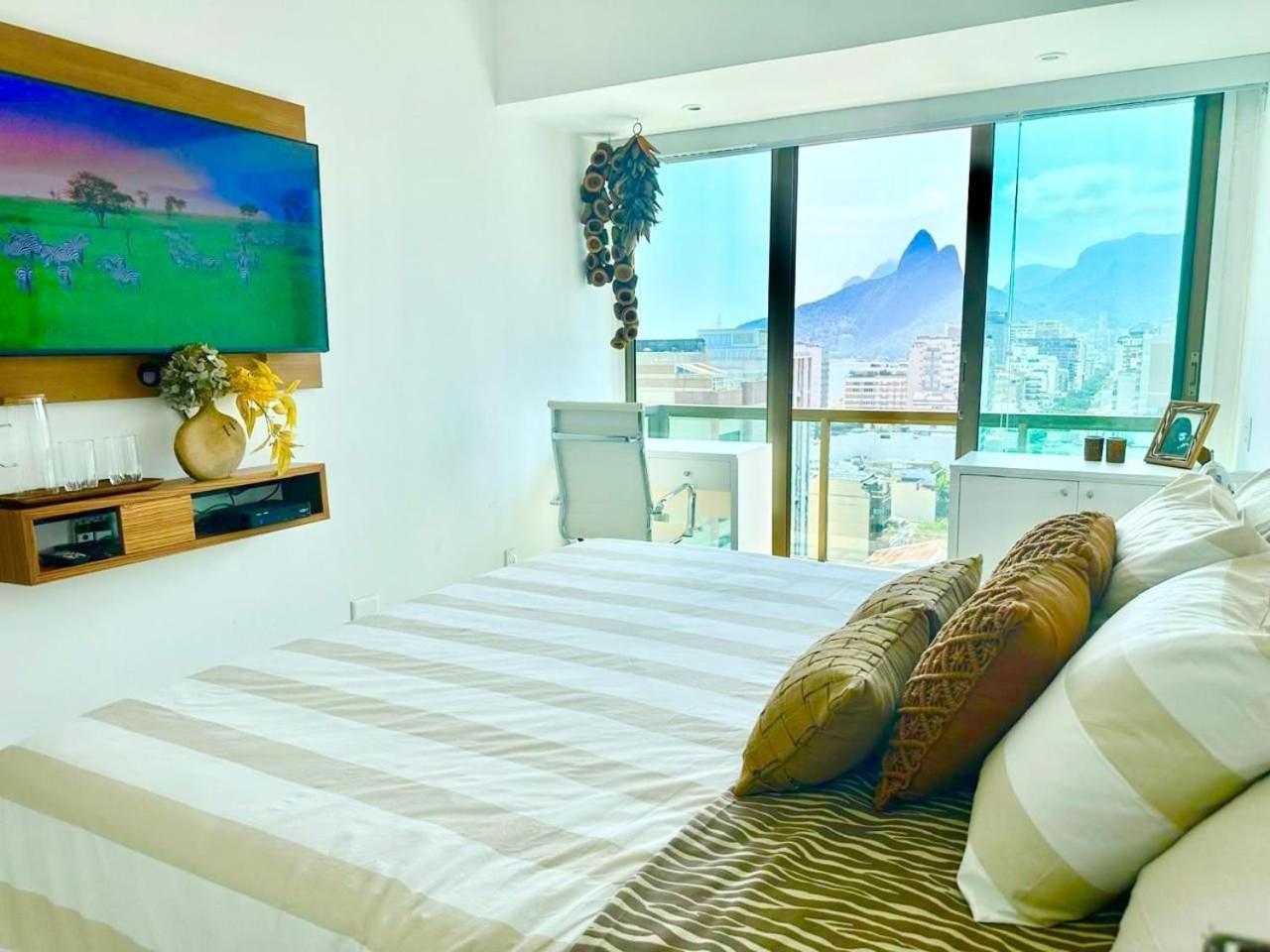 Estiloso Com Vista Deslumbrante/coracao De Ipanema Apartamento